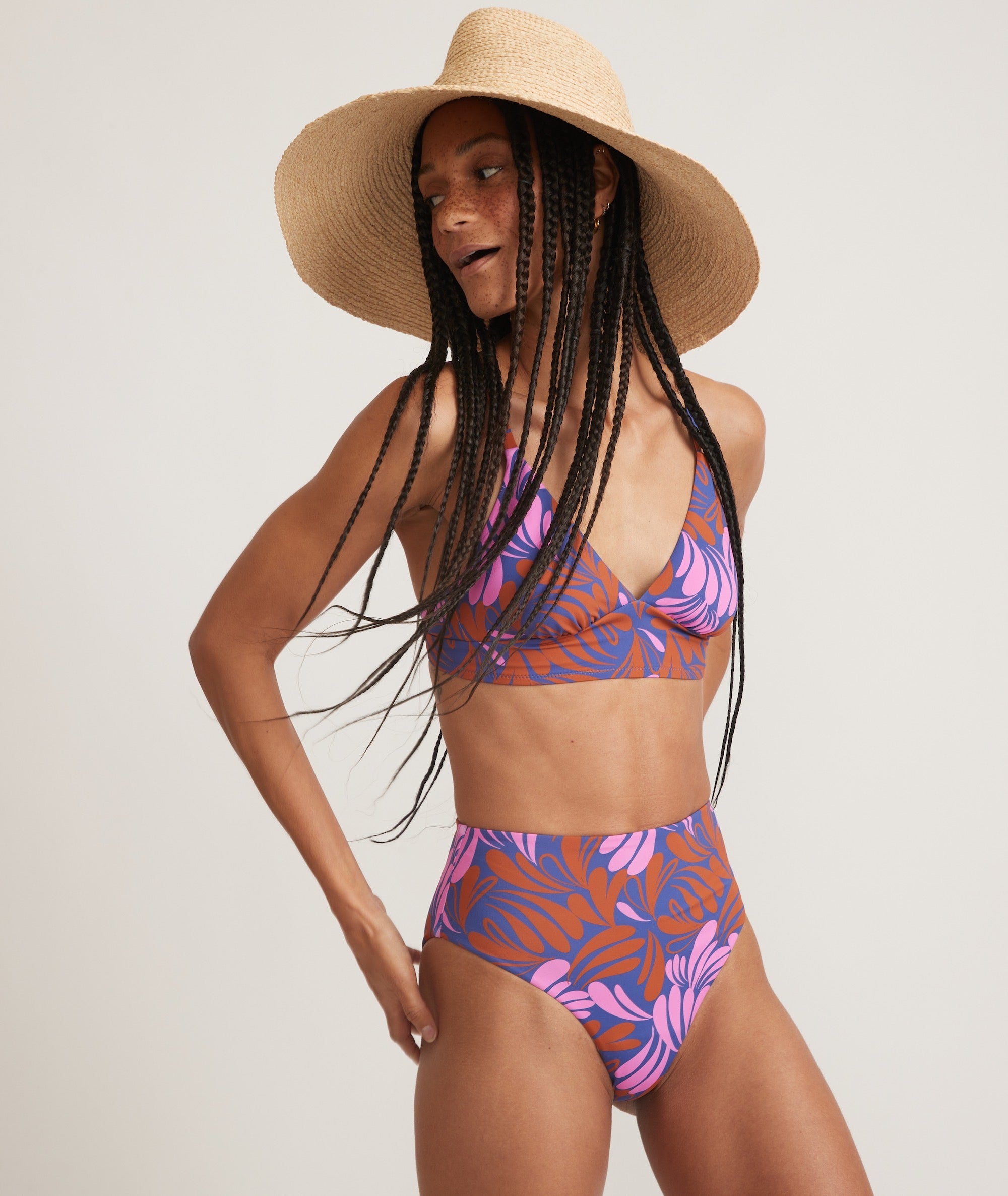 High v sale cut bikini bottom