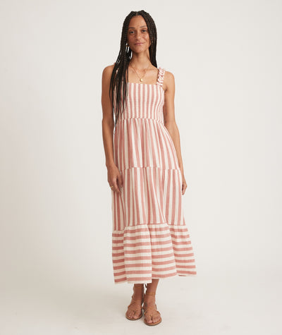 Selene Double Cloth Maxi Dress