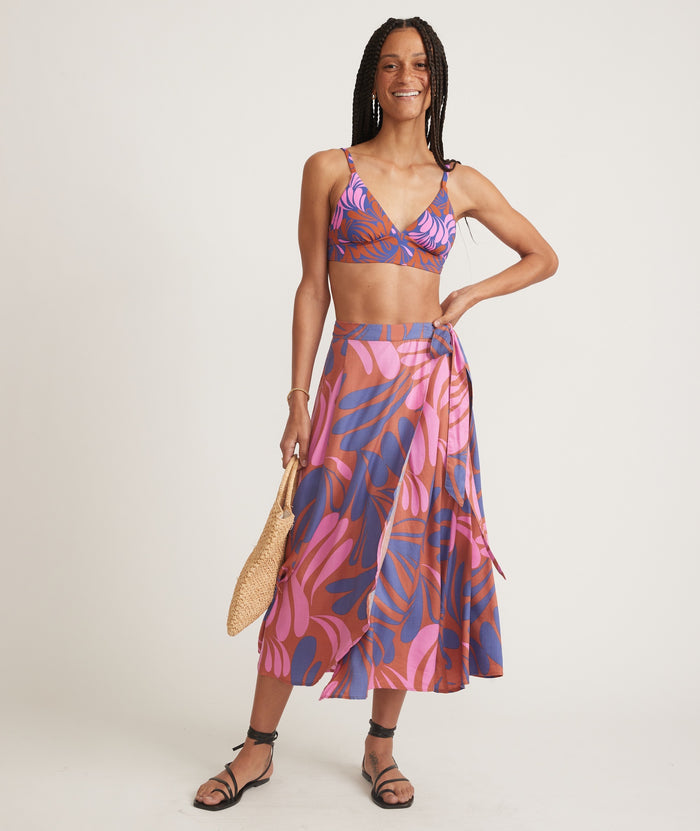 Marine layer wrap midi skirt clearance