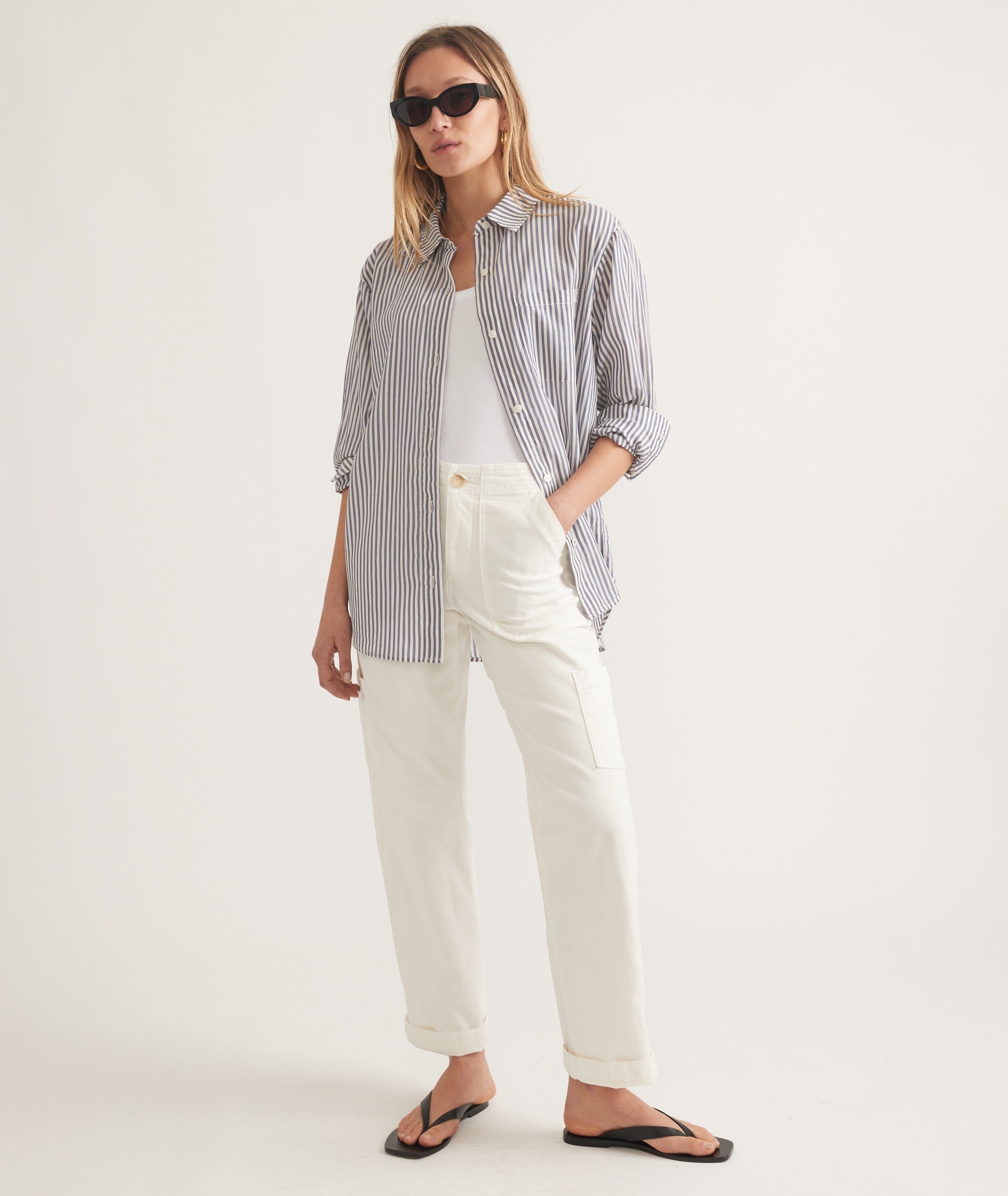 Abbey Relaxed Button Down