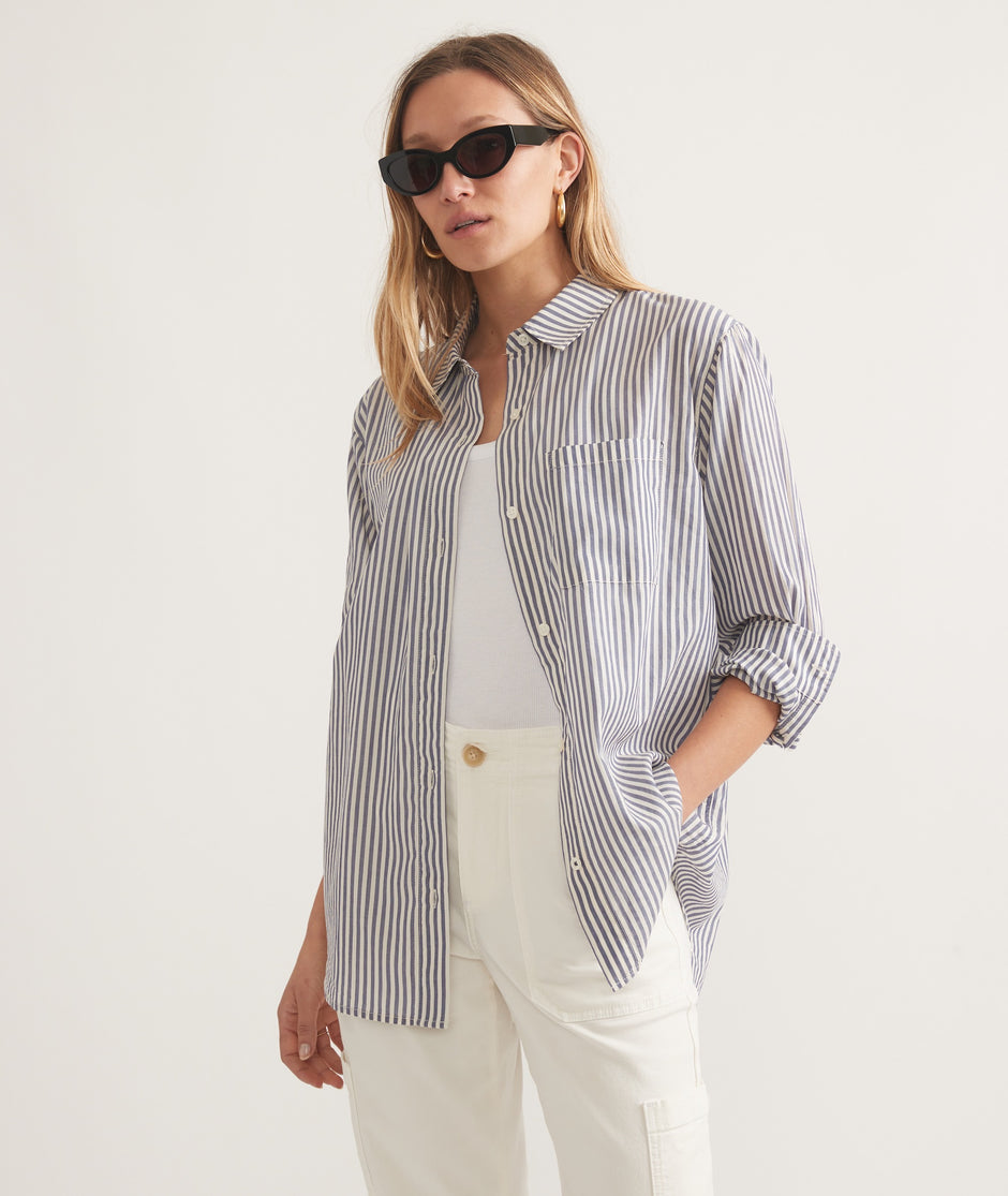 Abbey Relaxed Button Down