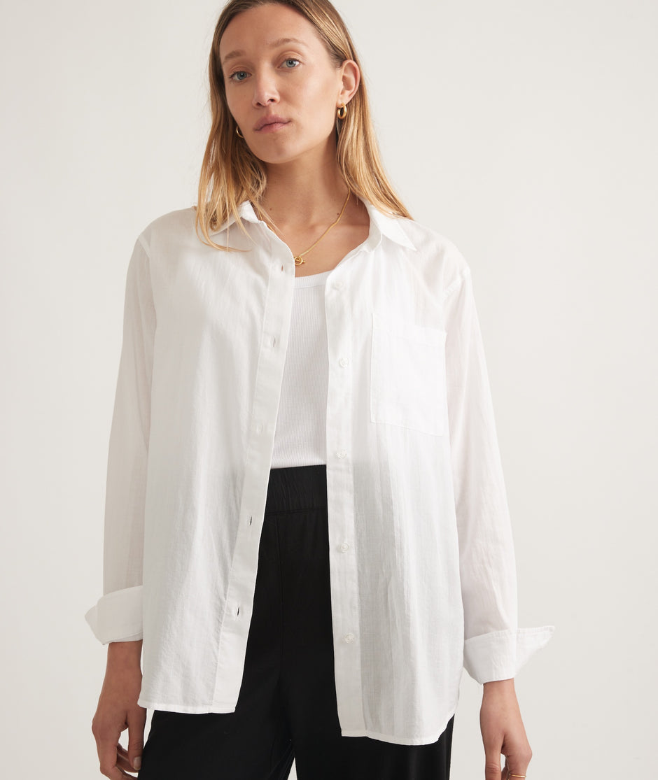 Abbey Relaxed Button Down