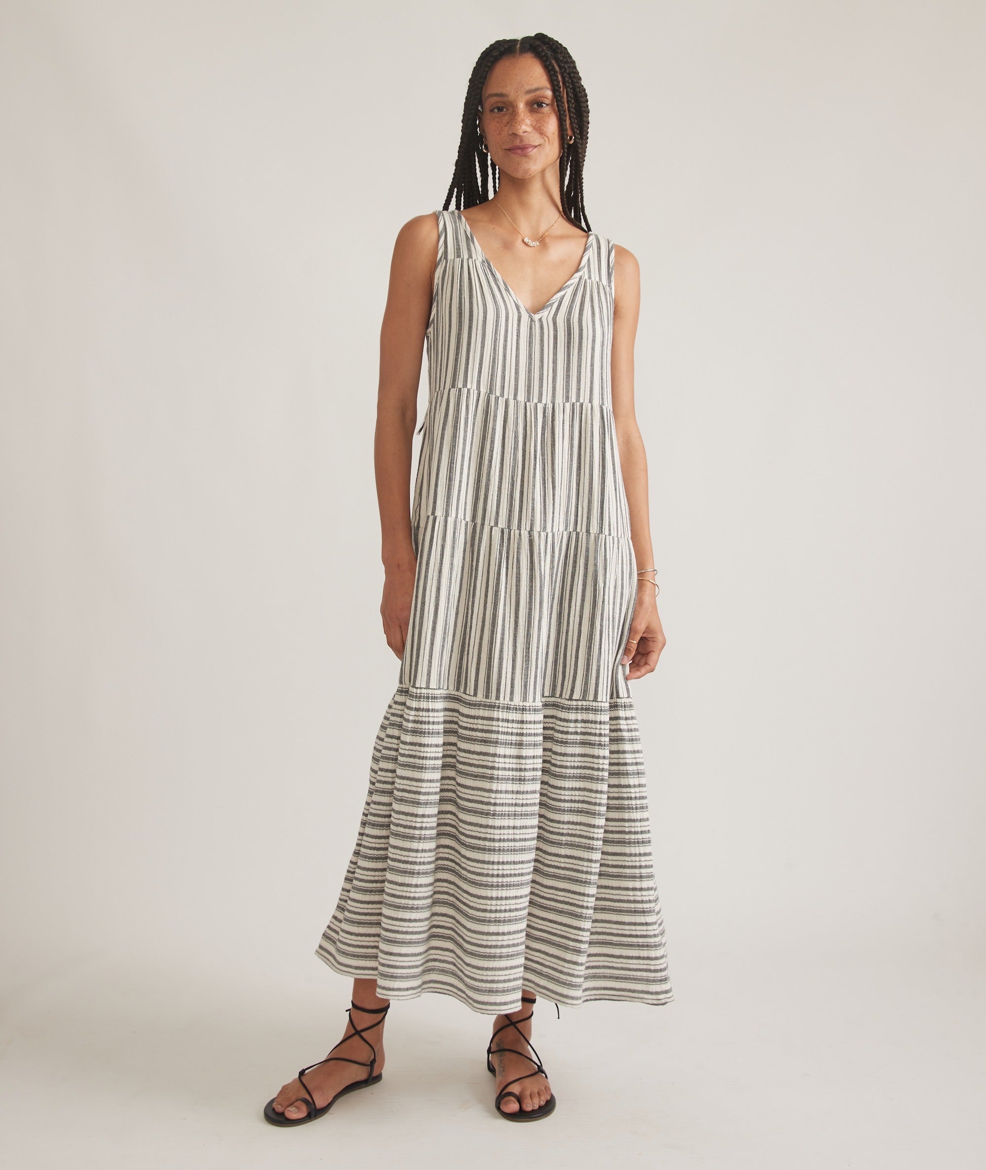 Corinne Double Cloth Maxi Dress