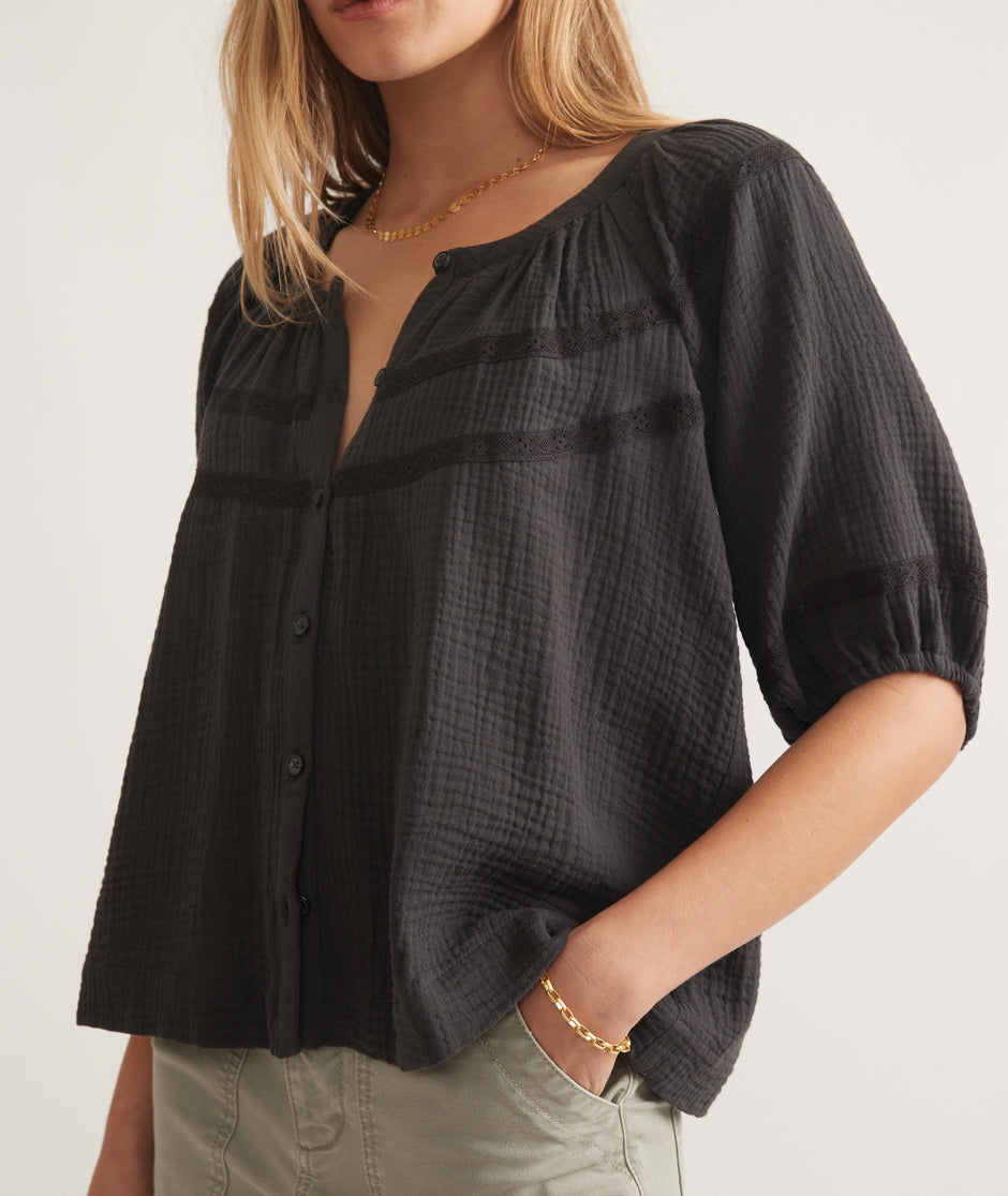 Wren Puff Sleeve Top