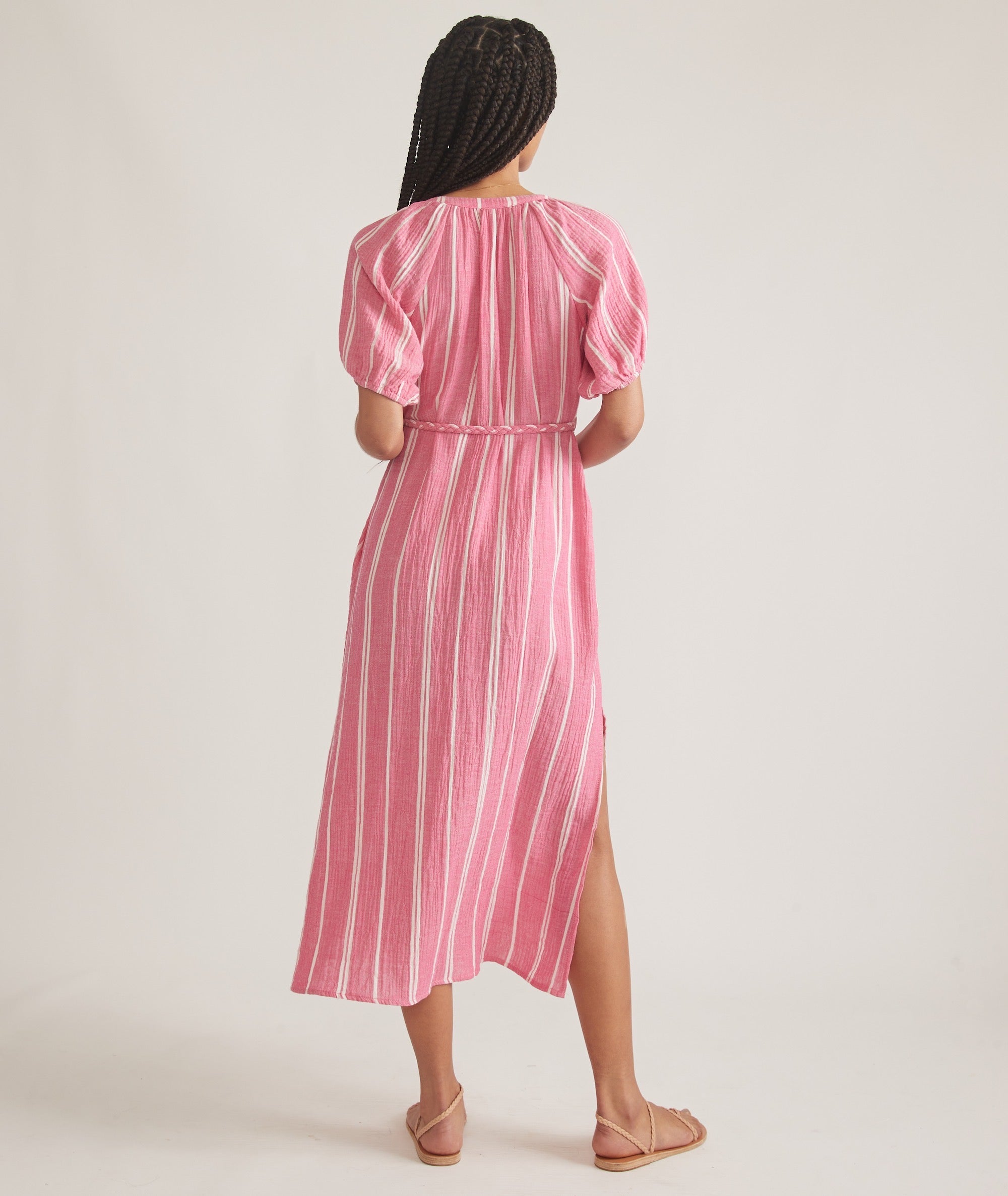 The Erin Scallop Dress-Green main image 0
