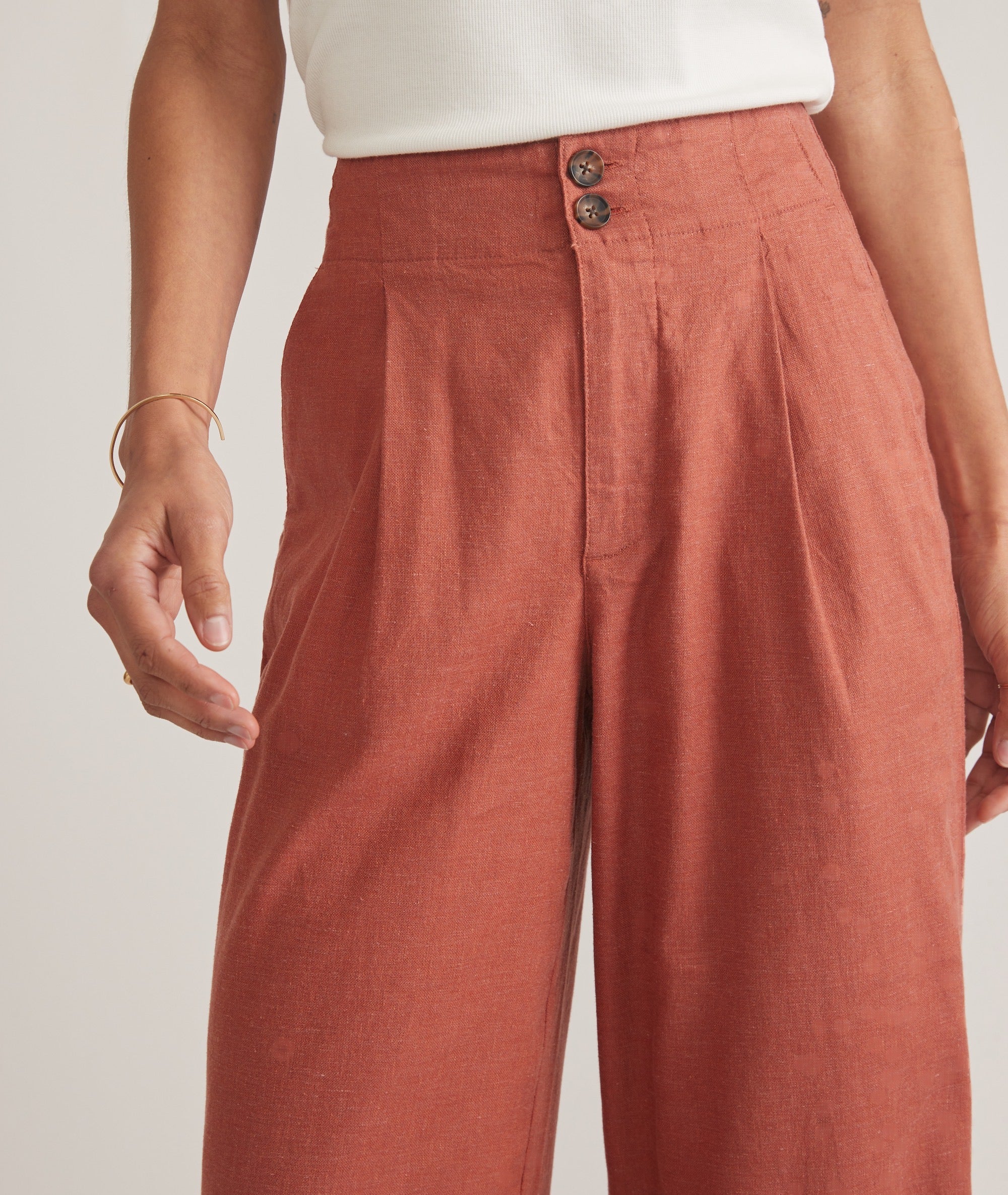 Flower Skull High-waisted Straight-leg Trousers main image 0