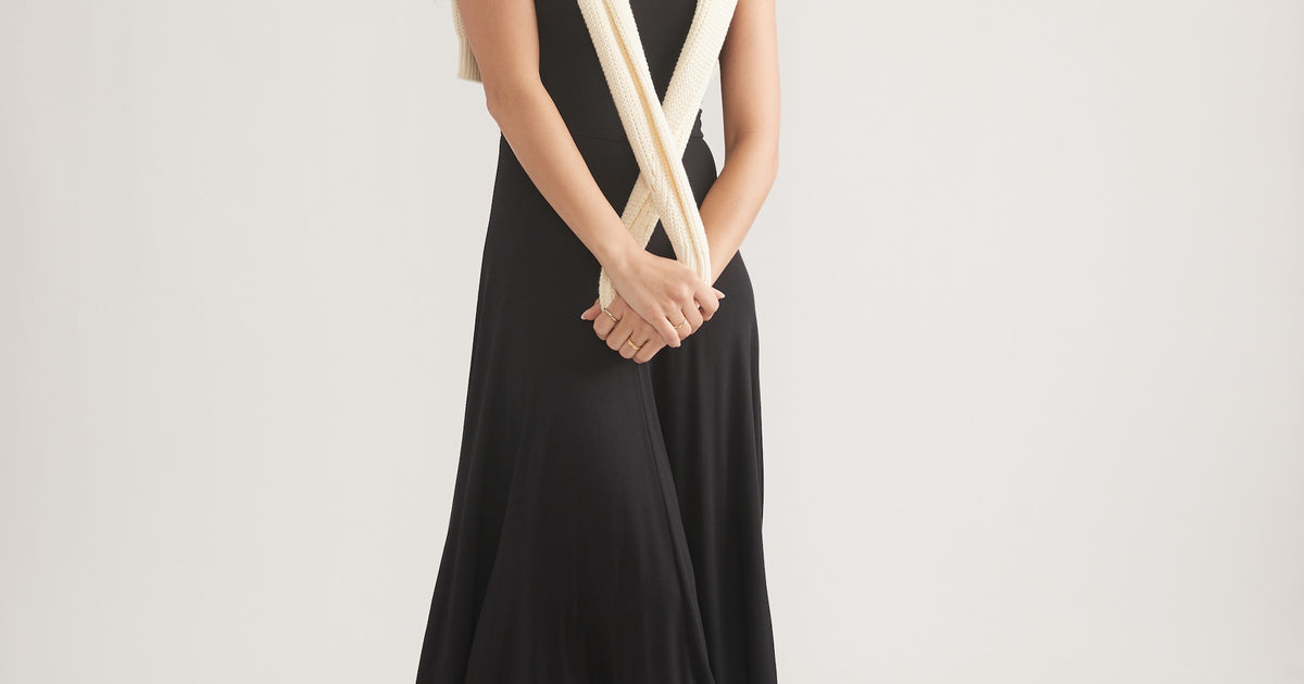 Lexi Rib Fit and Flare Midi Dress – Marine Layer