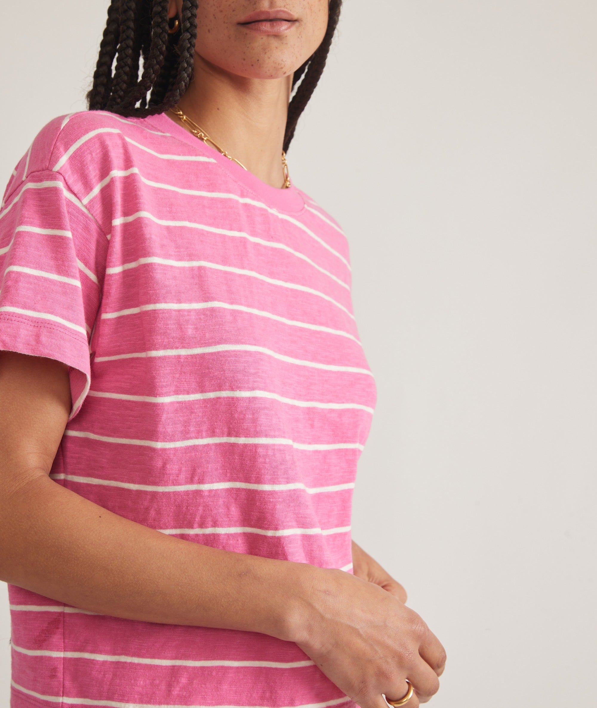 Sadie Vintage Slub Crop Tee – Marine Layer