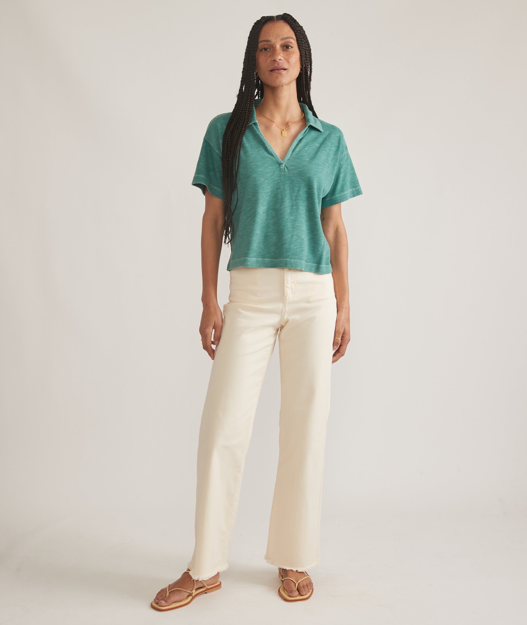 Vintage Slub Polo Tee