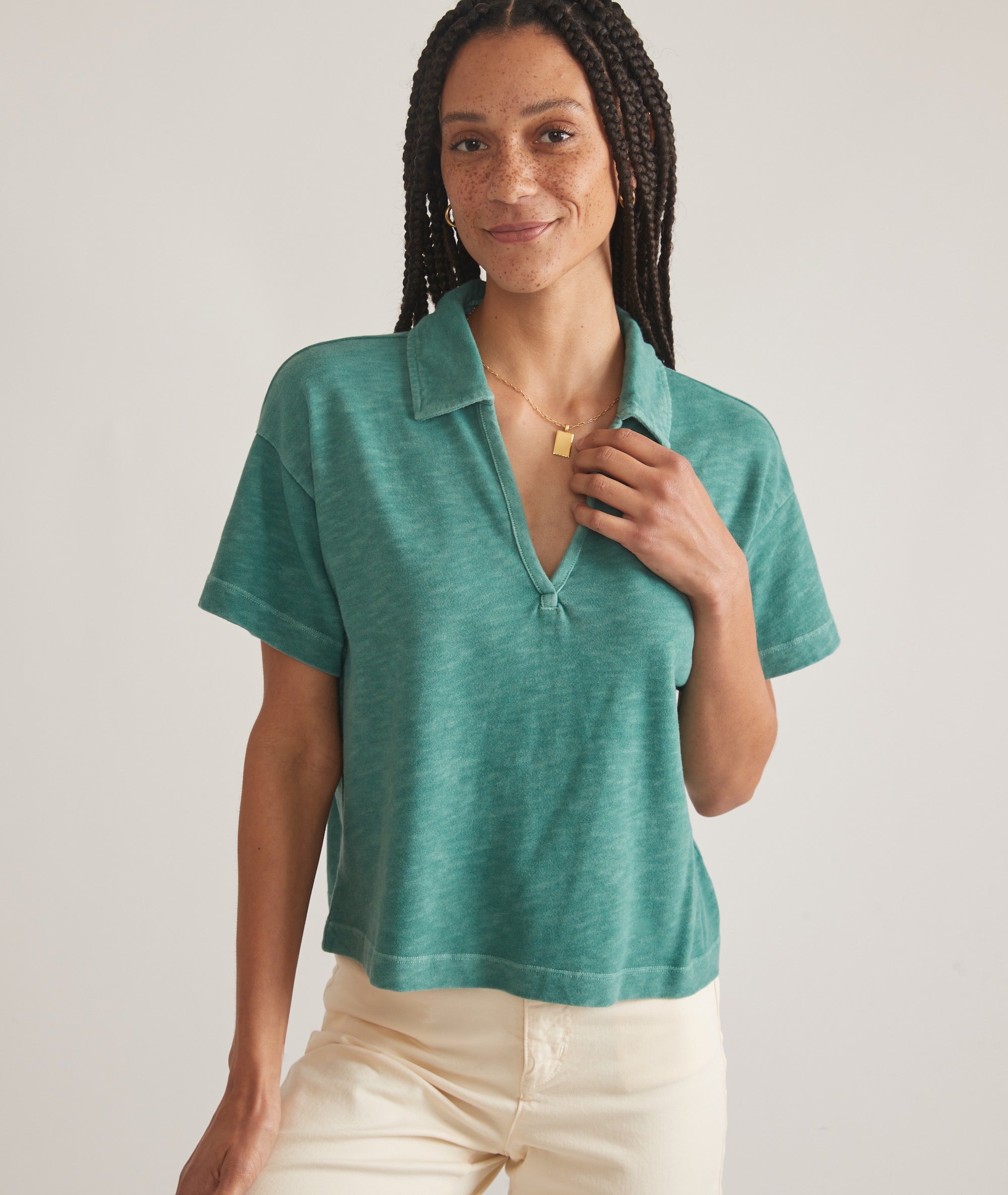 Vintage Slub Polo Tee