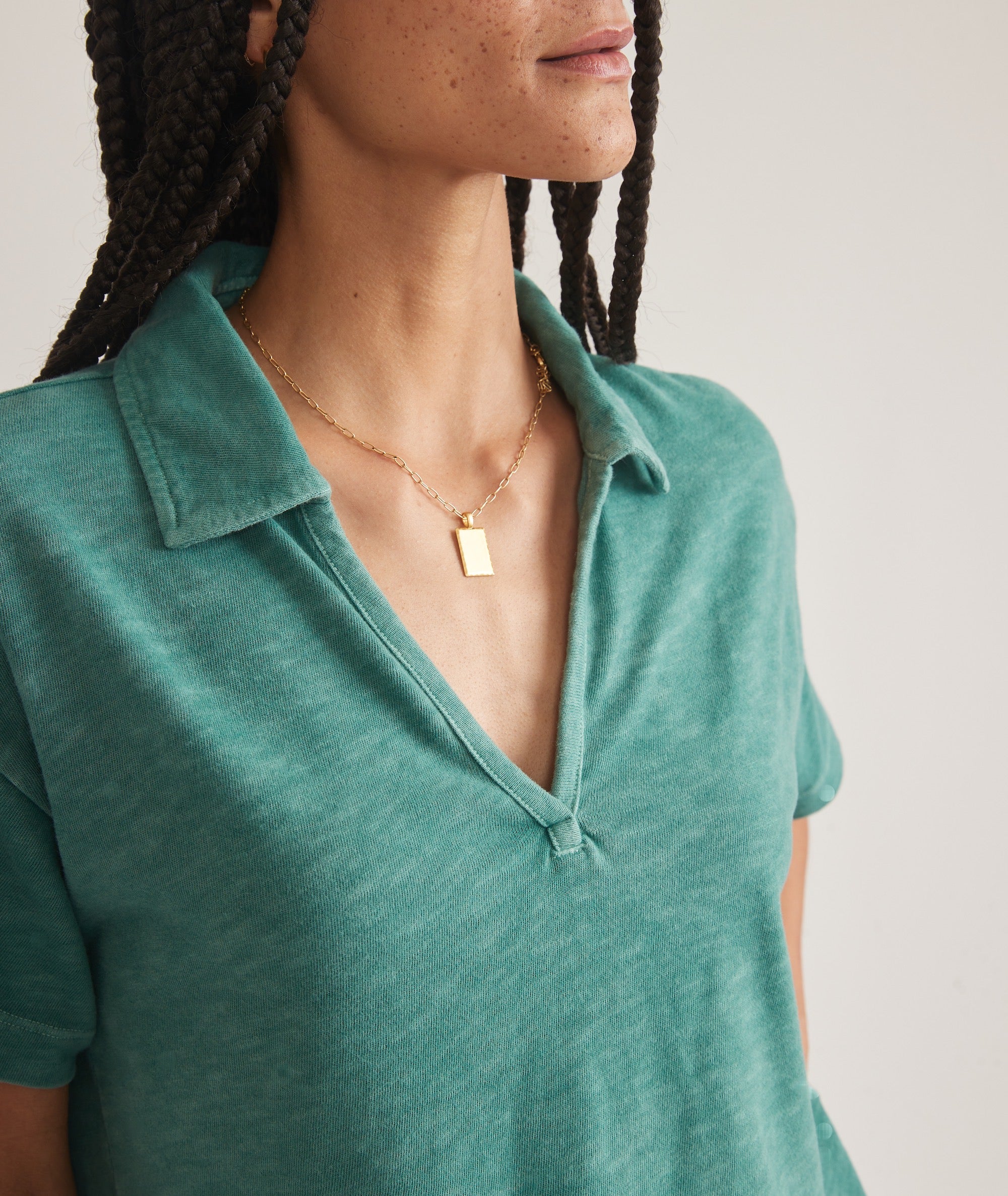 Vintage Slub Polo Tee