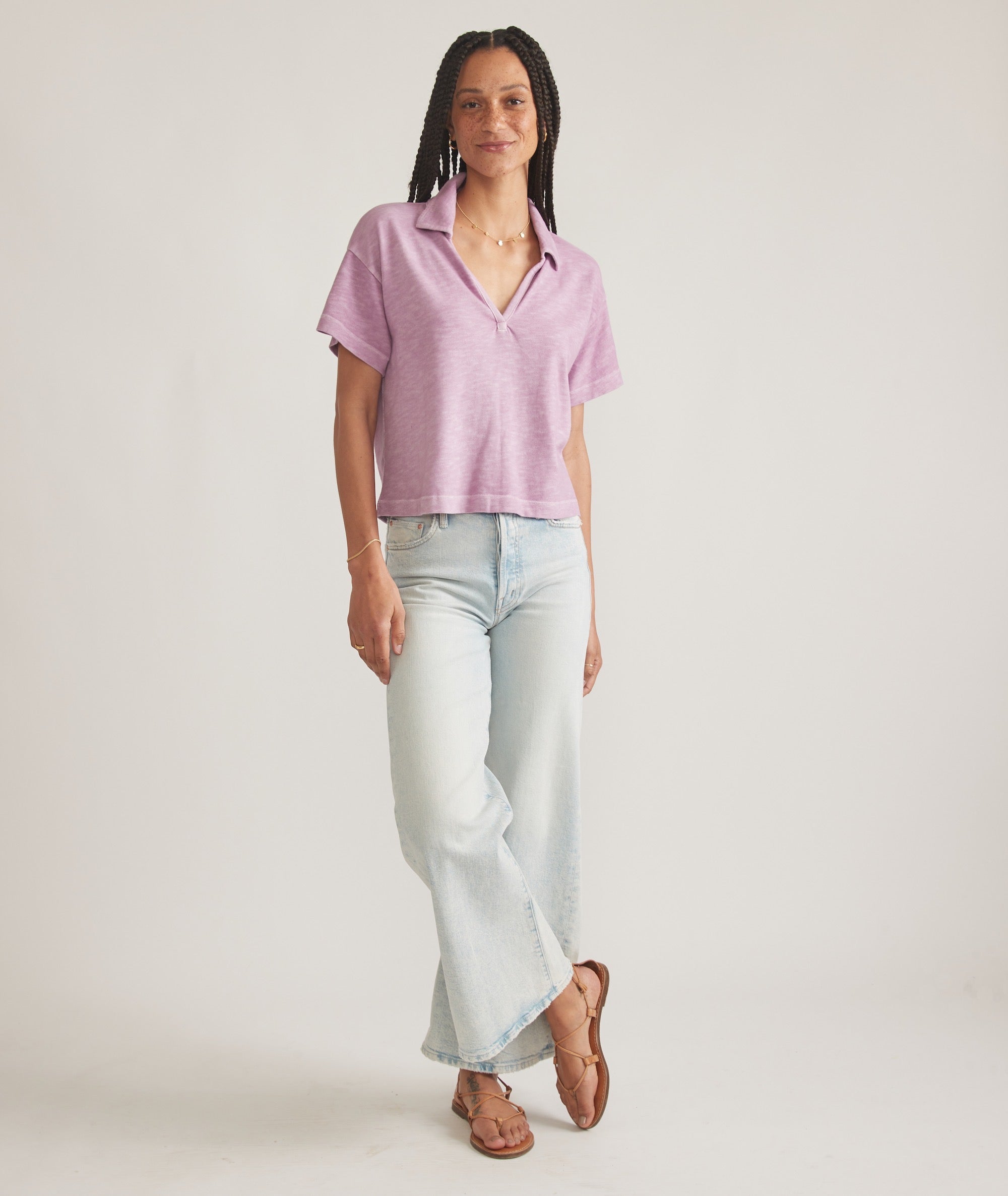 Vintage Slub Polo Tee