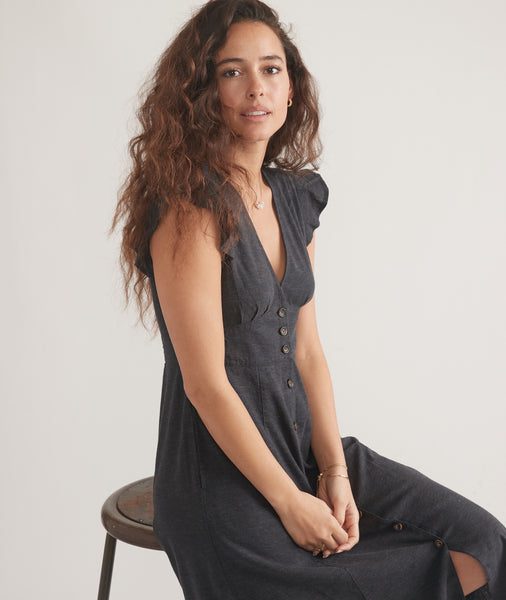 Camala Midi Dress Dusty Green