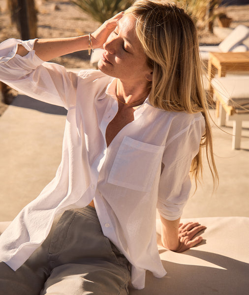 Abbey Relaxed Button Down