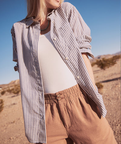 Abbey Relaxed Button Down