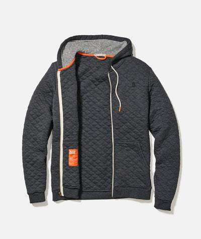 Custom Cut & Sew Corbet Quilted Full Zip Hoodie