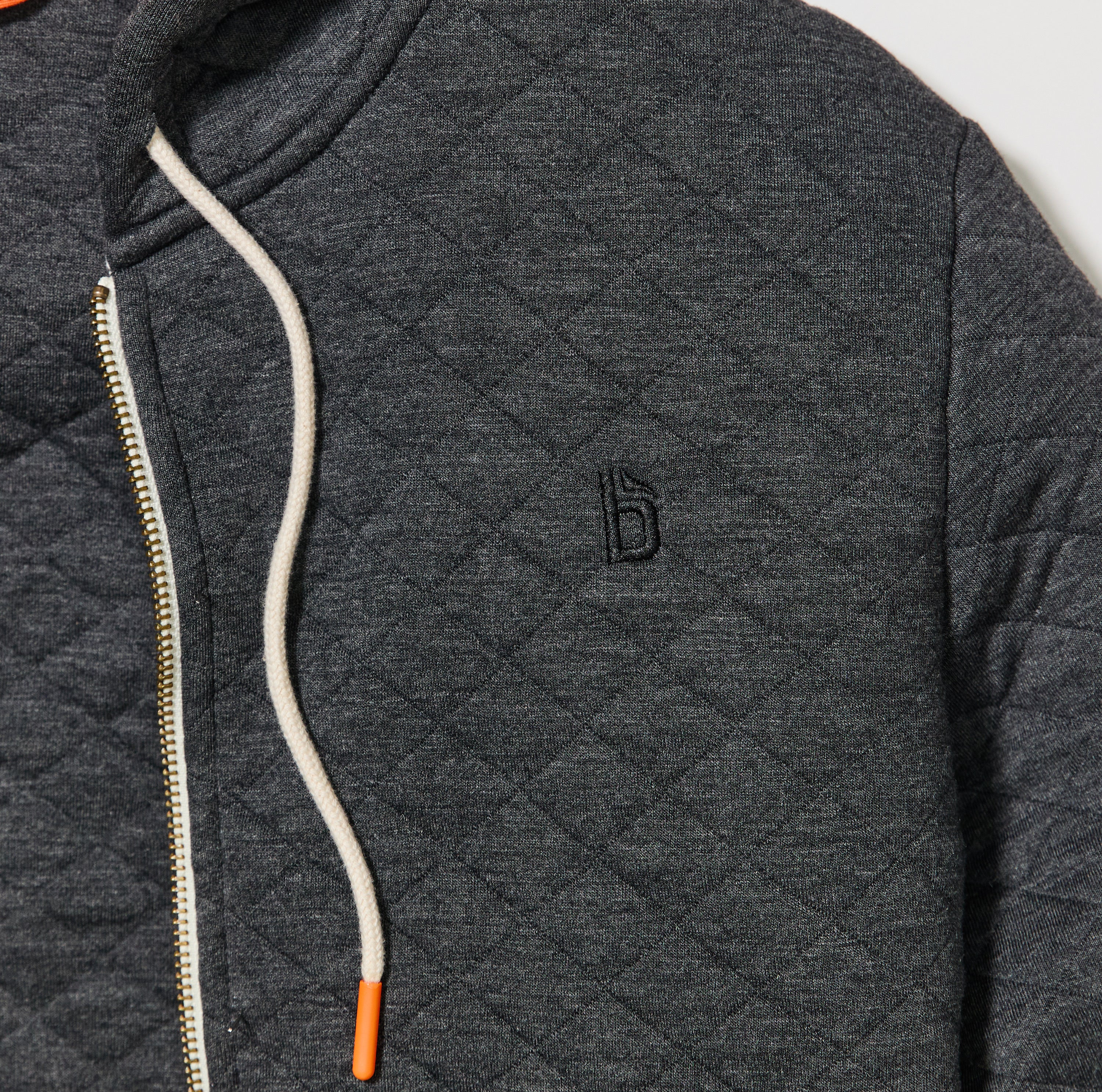 Custom Cut & Sew Corbet Quilted Full Zip Hoodie