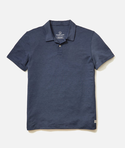 Men's Re-Spun Air Polo in Navy