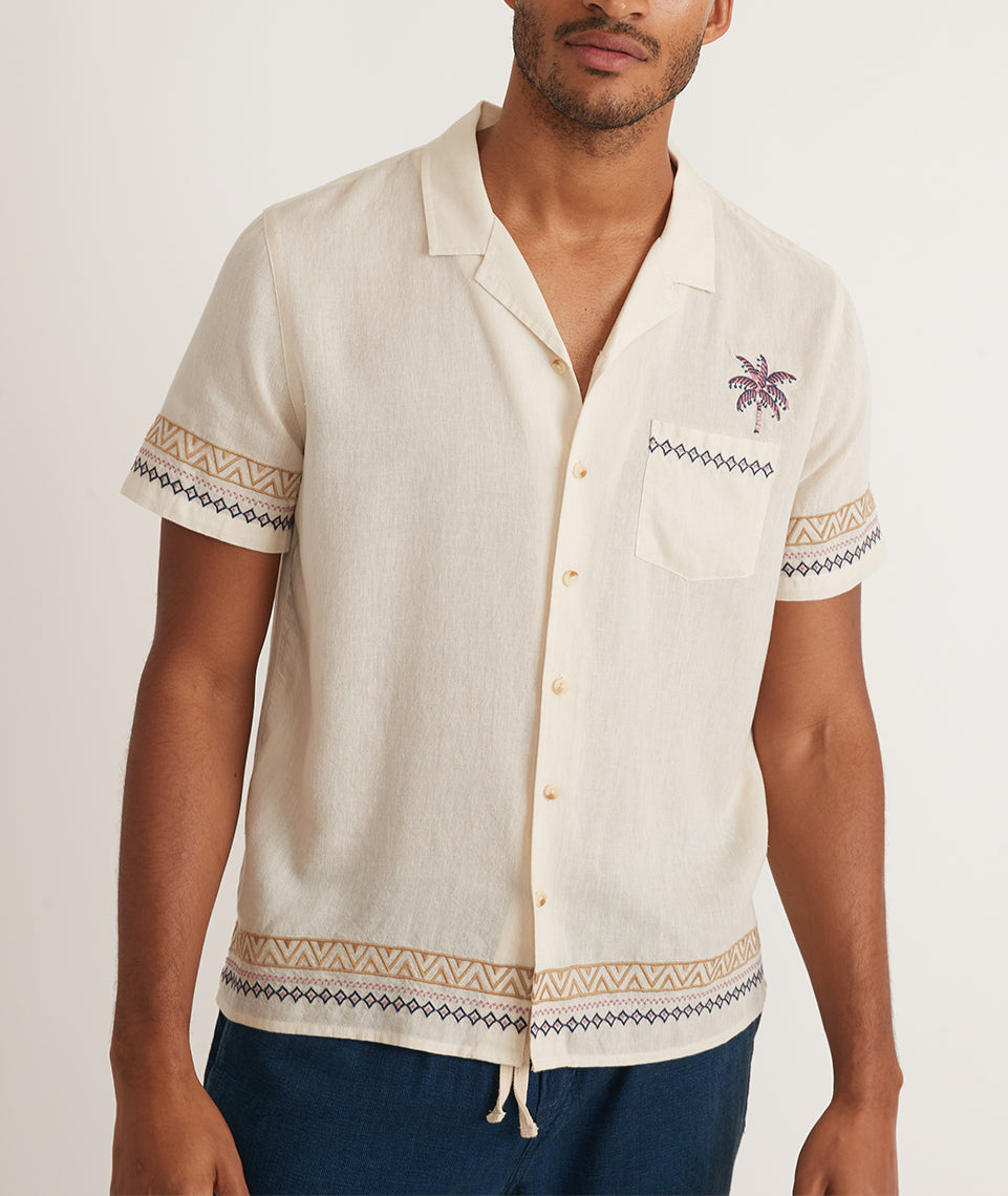 Embroidered Resort Shirt – Marine Layer