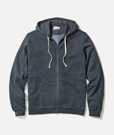 Men's Cloud 9 Fleece Full Zip Hoodie in Black