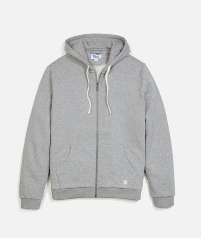 Men's Cloud 9 Fleece Full Zip Hoodie in Heather Grey