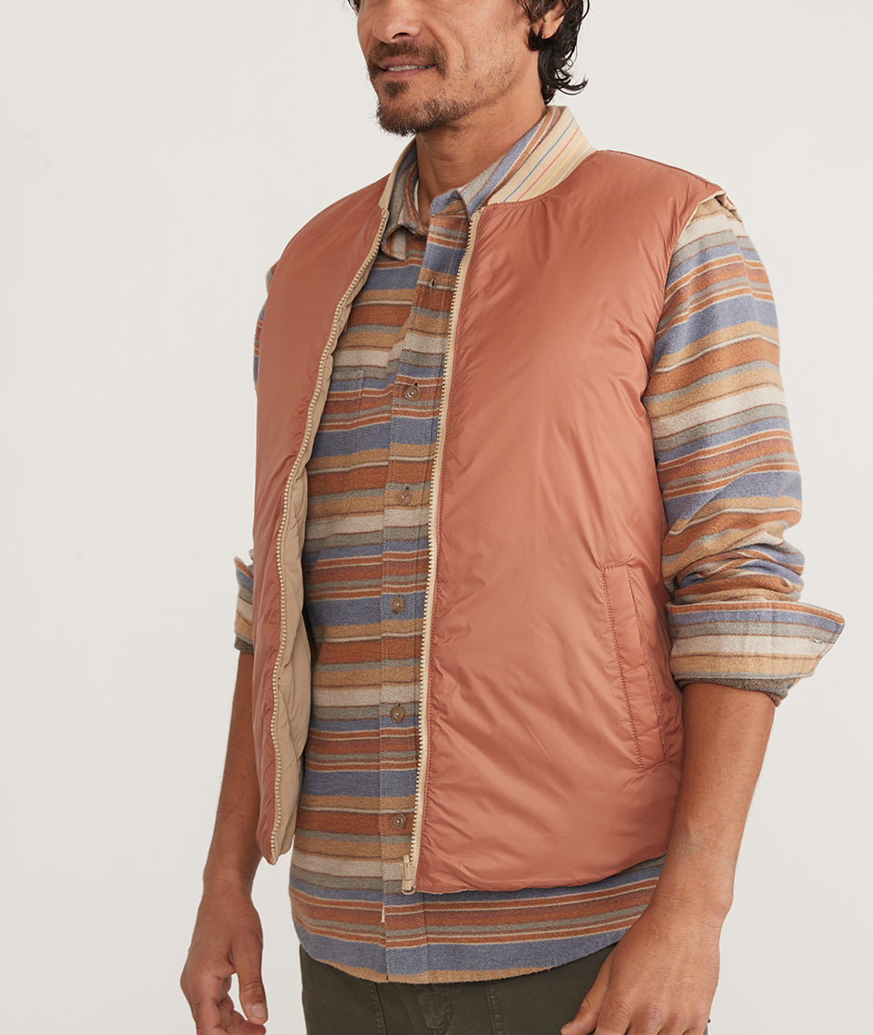 Theo Reversible Puffer Vest – Marine Layer