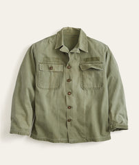 Herringbone Vintage Military Jacket (Womens M to Mens XS/S)