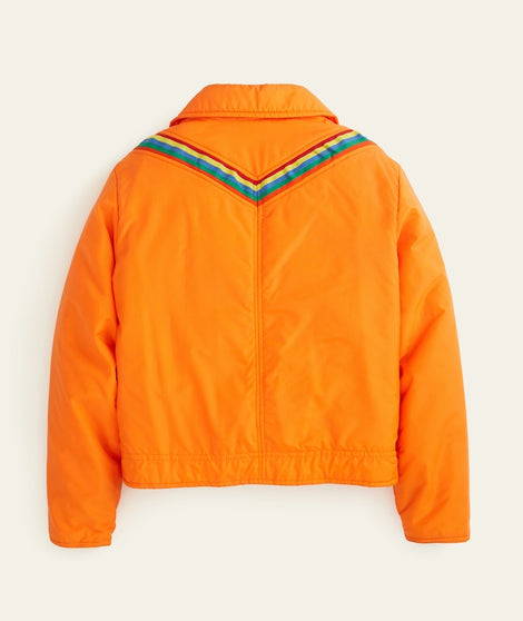 Rainbow Detail Zip Jacket