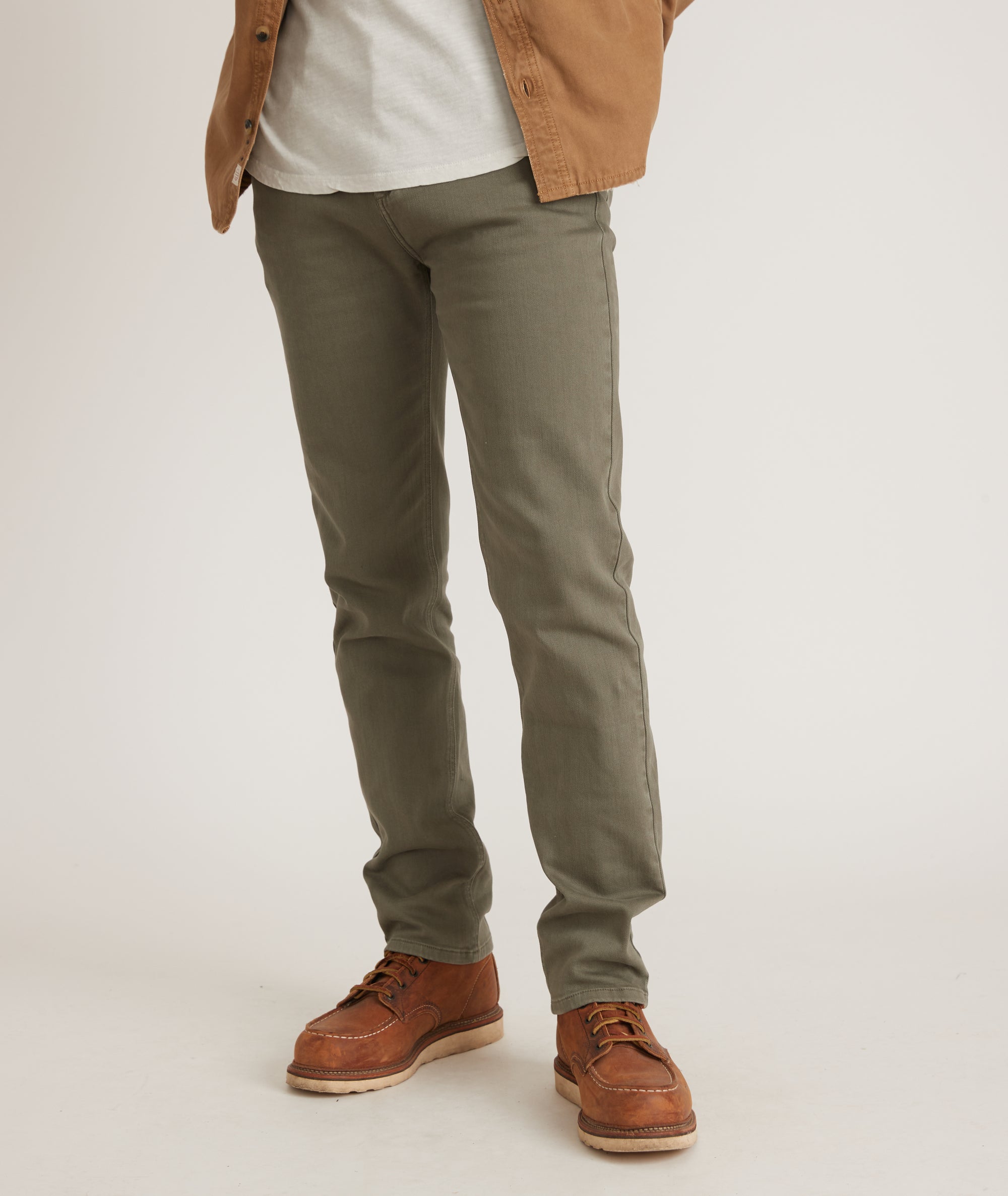 5 Pocket Pant Slim Fit in Faded Olive – Marine Layer