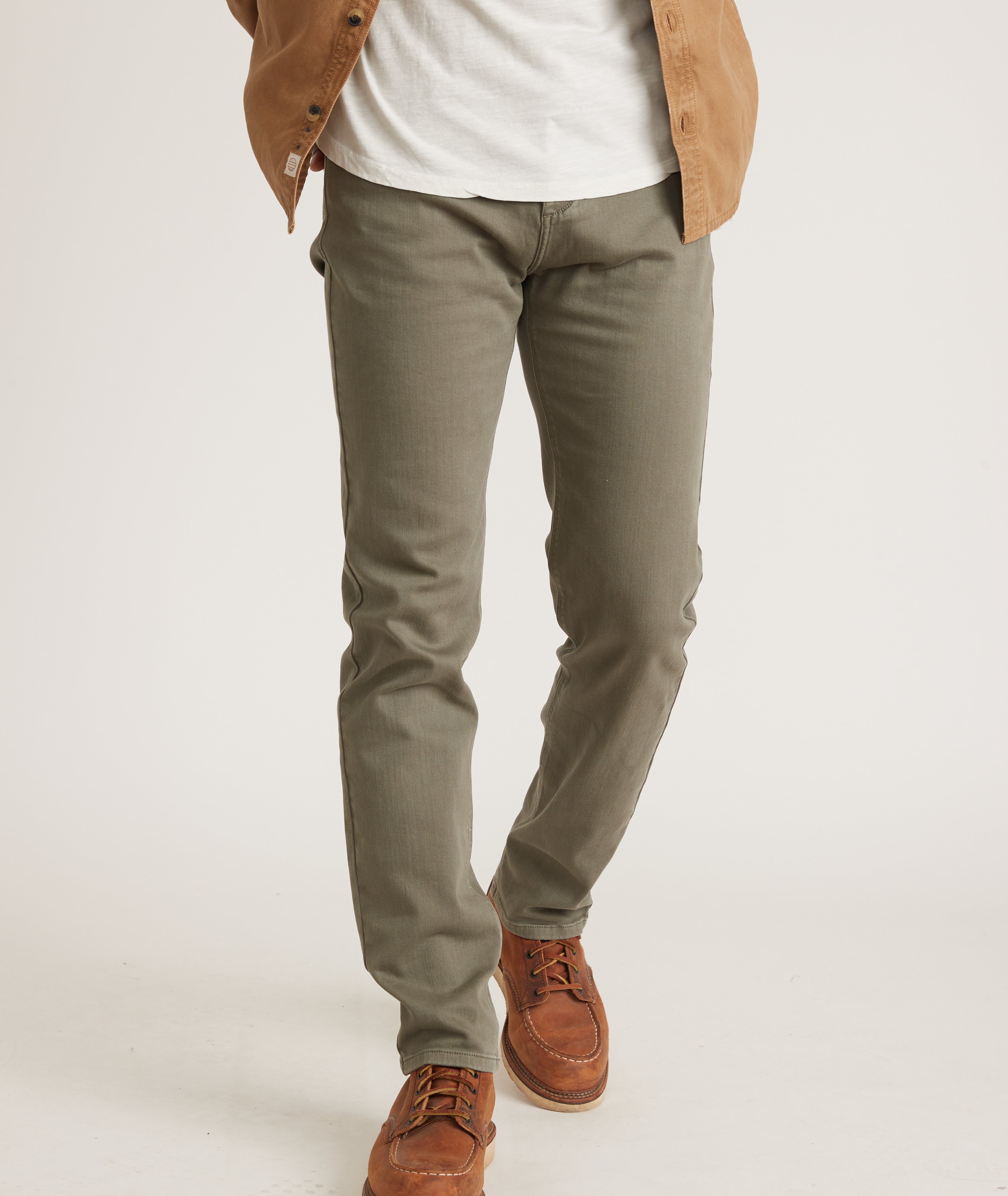 5 Pocket Slim Straight Twill Pant