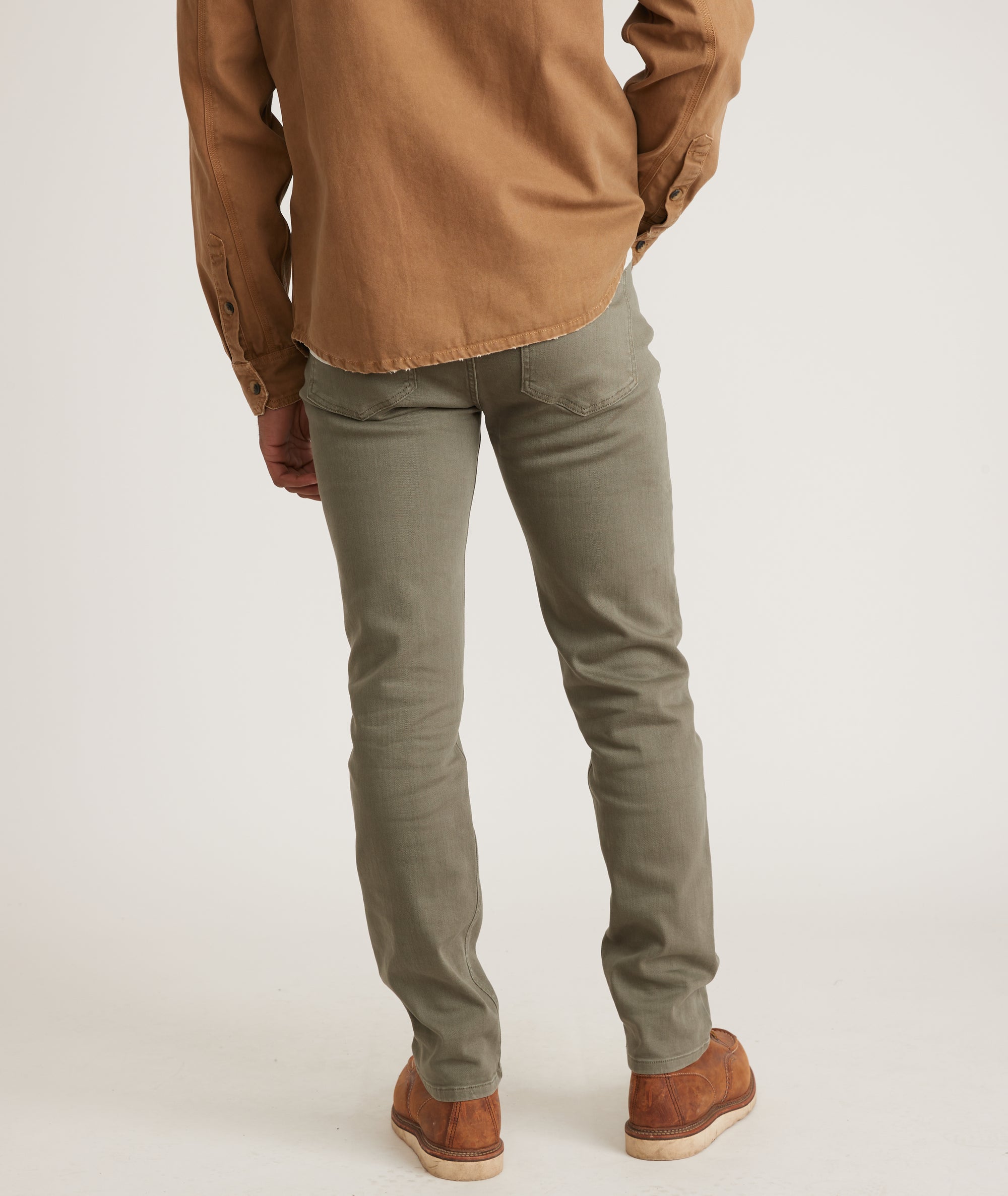 5 Pocket Pant Slim Fit in Faded Olive – Marine Layer