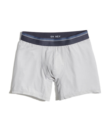 Air Boxer Brief in Light Grey