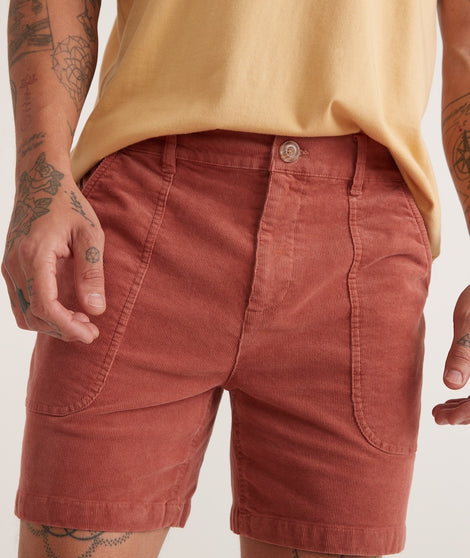 6" Dominic Cord Short in Mahagony