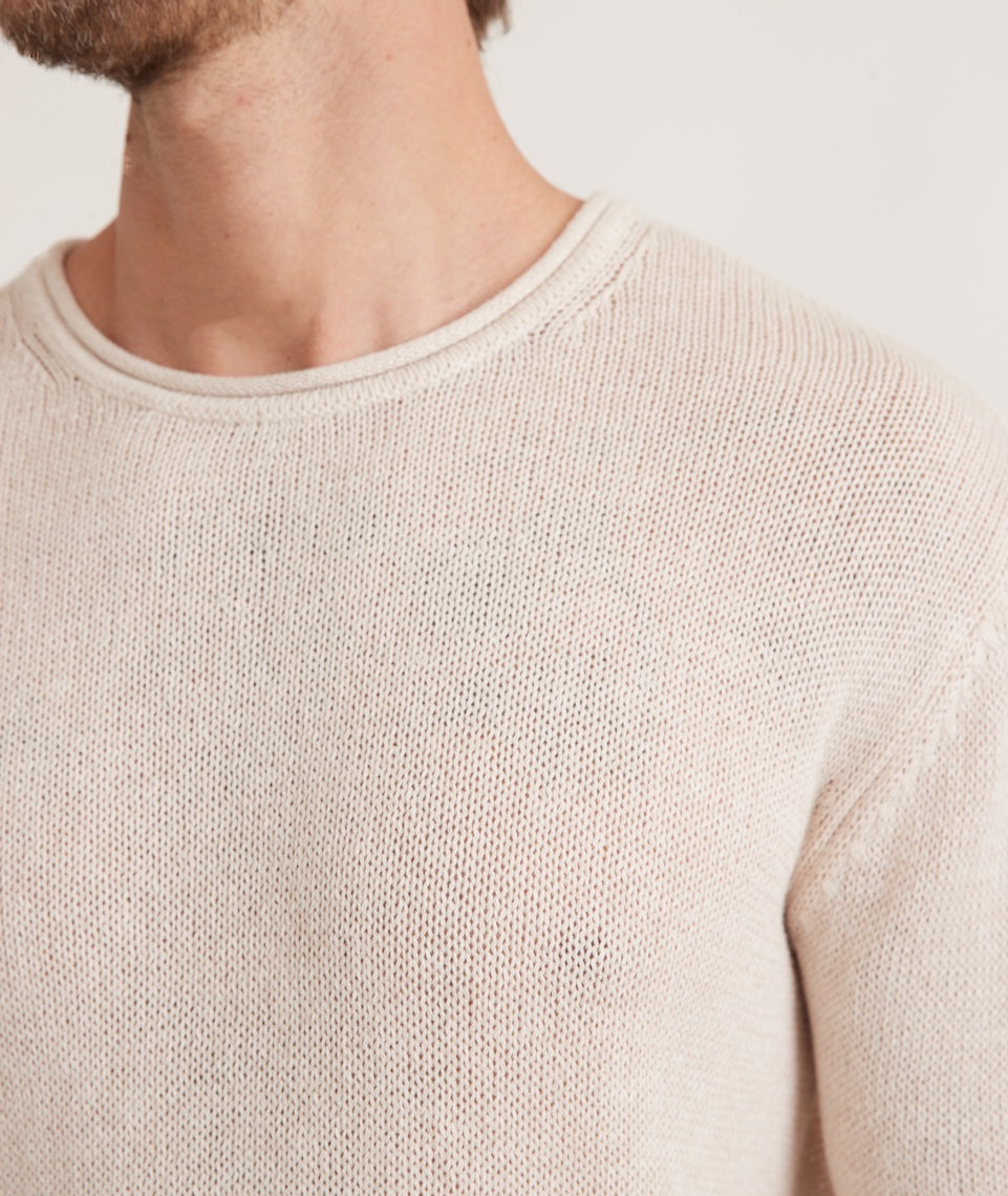 Sterling Roll Neck Sweater in Oatmeal – Marine Layer