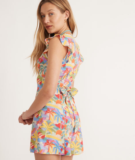 Camila Romper in Palm Scene