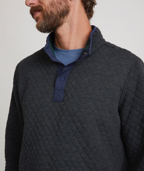 Corbet Quilted Reversible Pullover