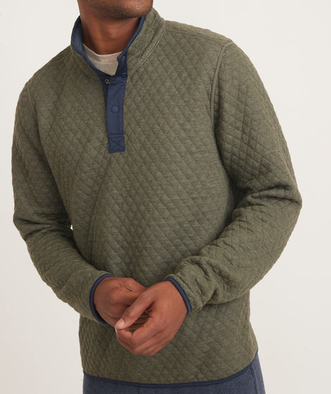 Corbet Quilted Reversible Pullover