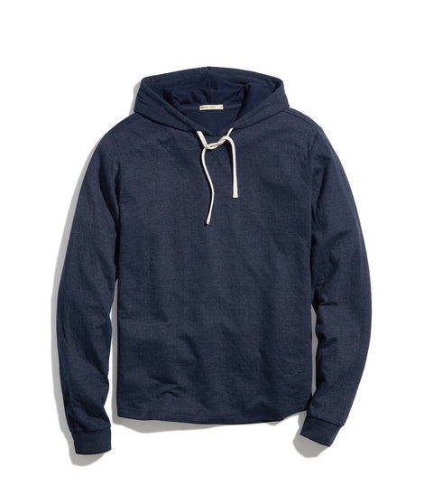 Double Knit Pullover Hoodie in Sky Captain