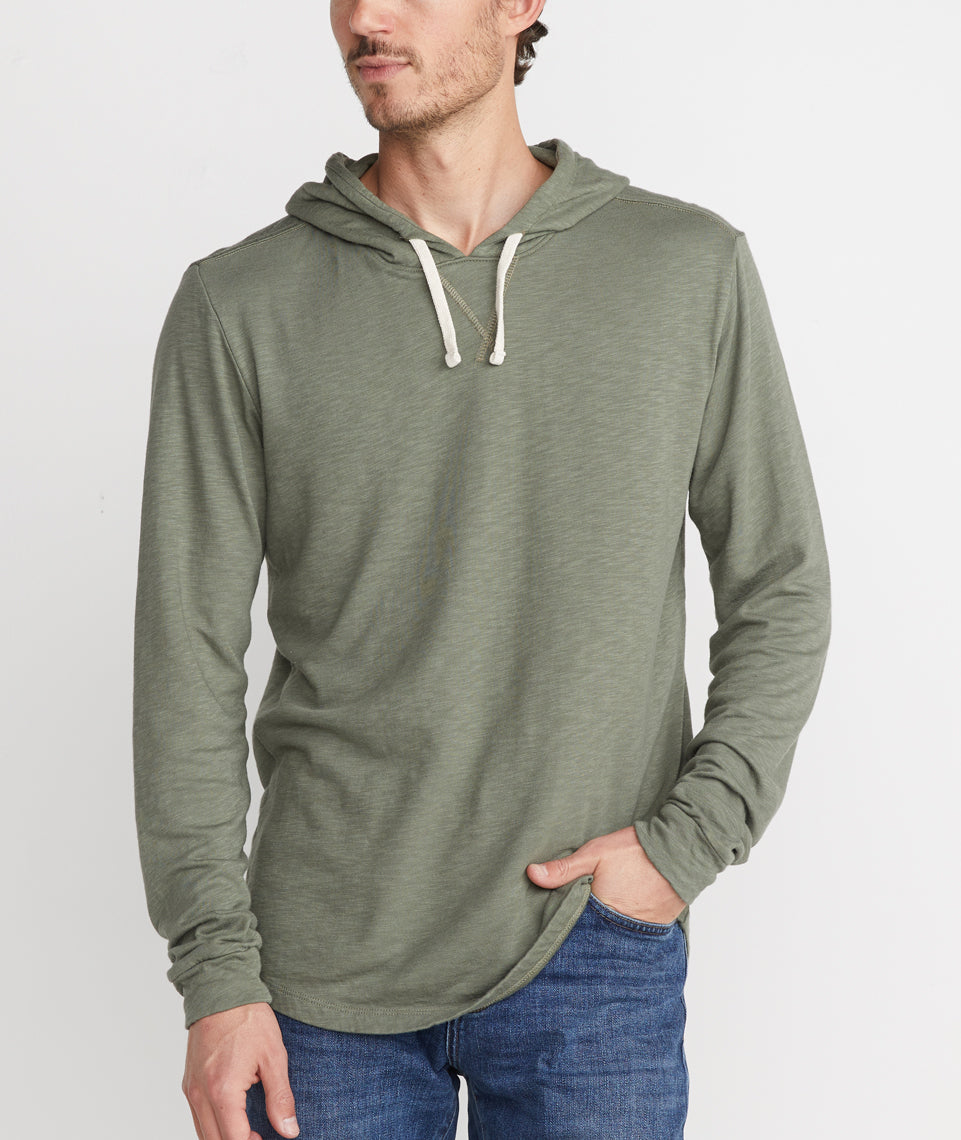 Double Knit Hoodie in Faded Thyme Marine Layer