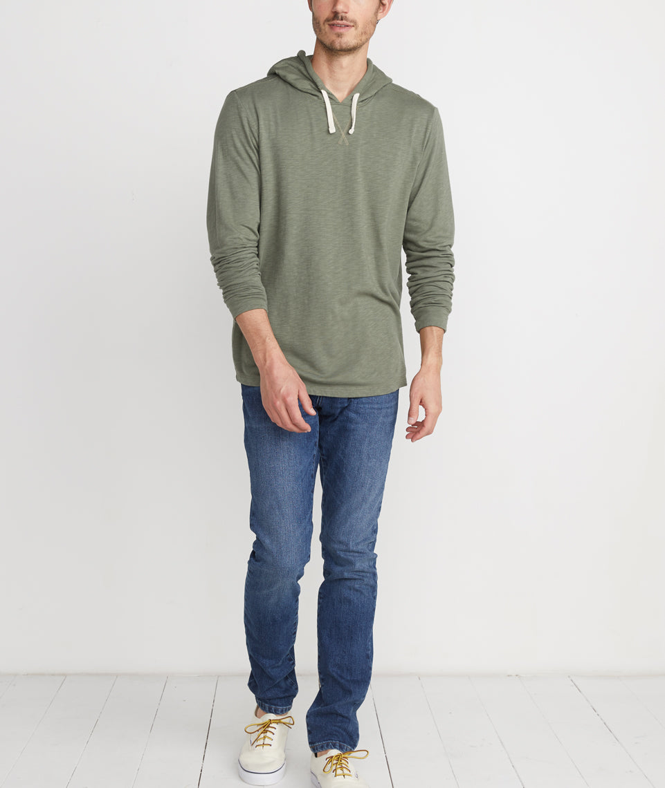 Double Knit Hoodie in Faded Thyme – Marine Layer