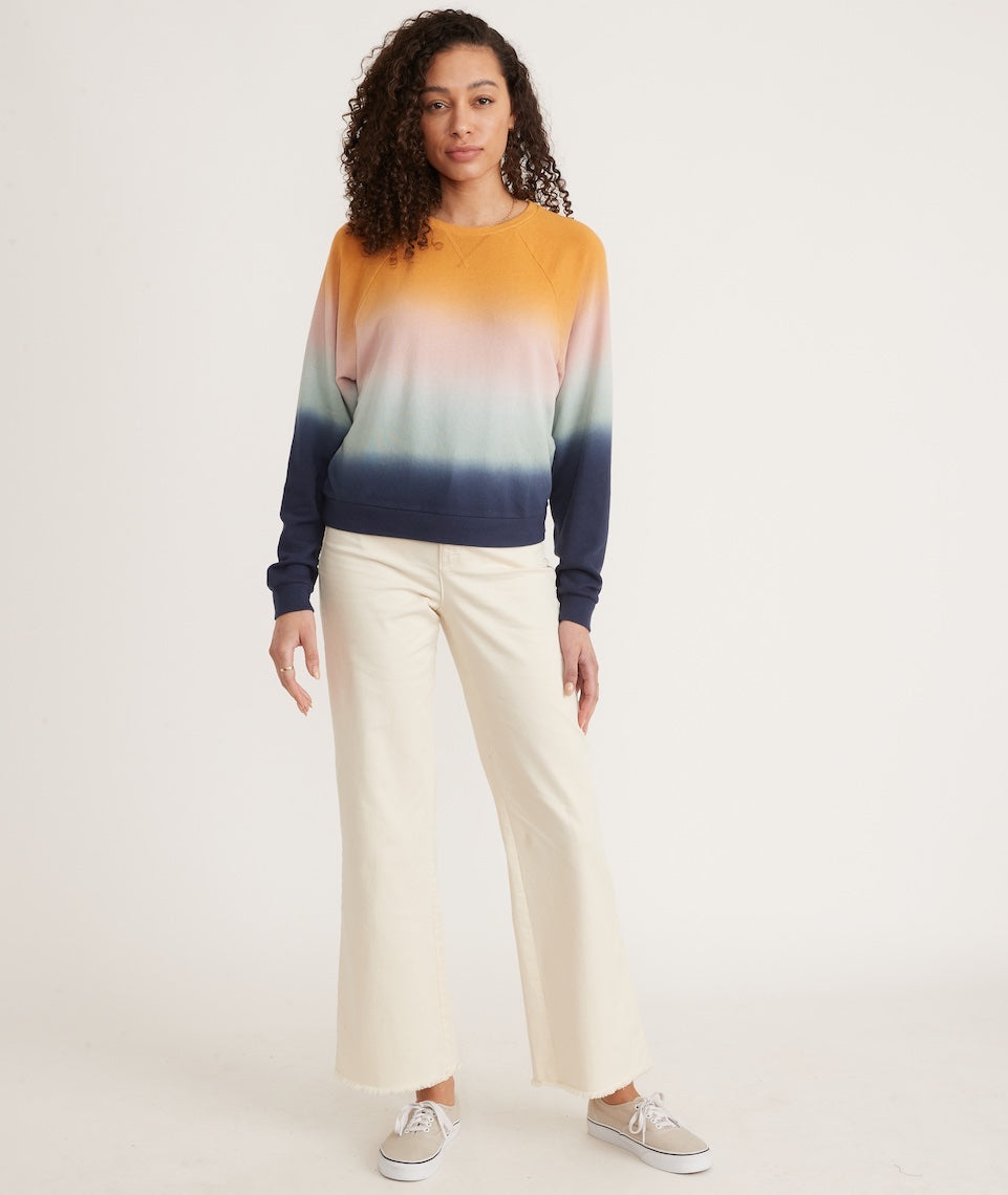 Madewell dip clearance dye sweatshirt