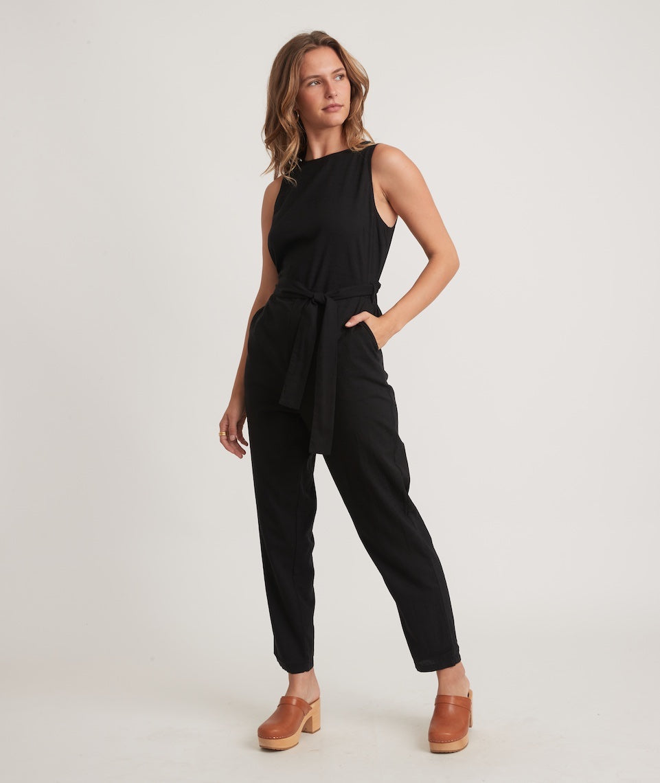 Eloise Belted Jumpsuit – Marine Layer