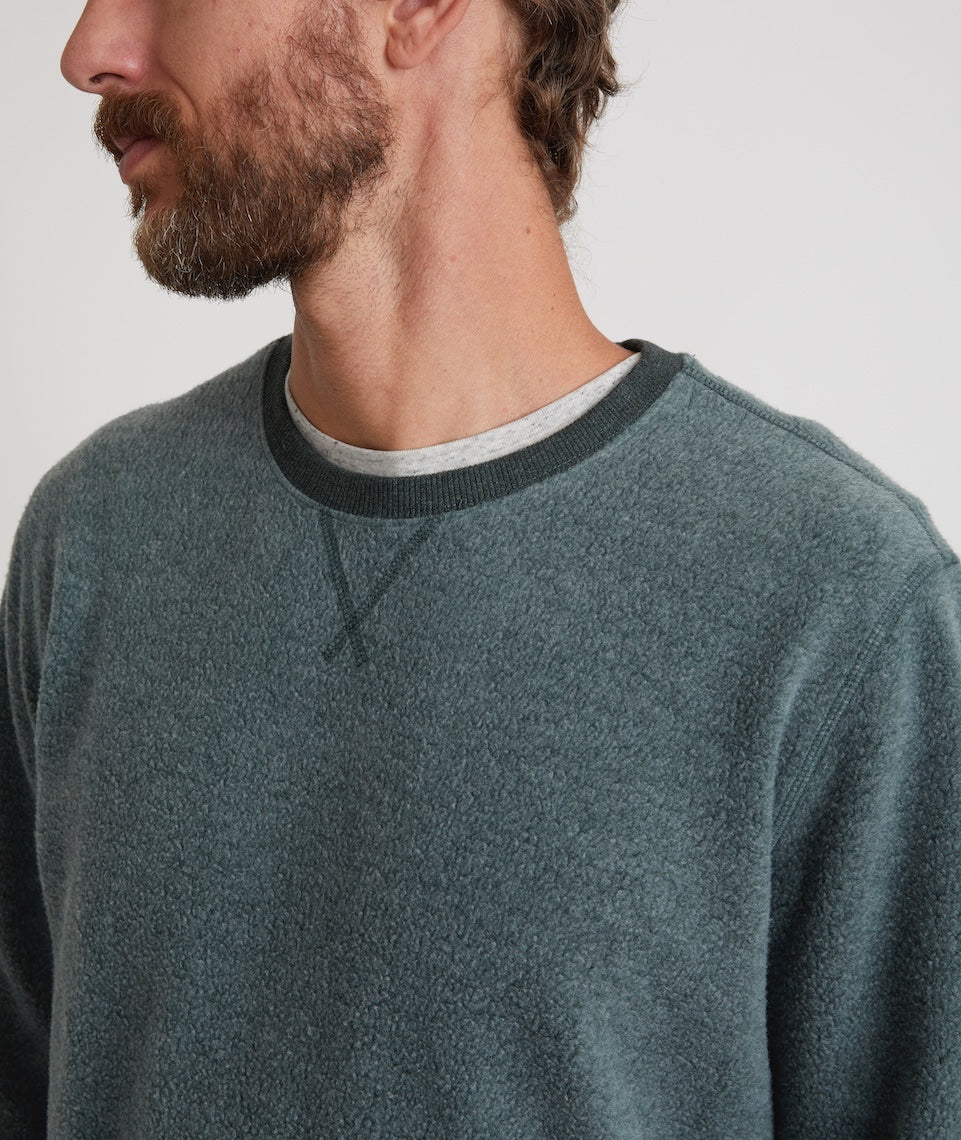 Fleece Out Crew Sweatshirt in Ponderosa Pine