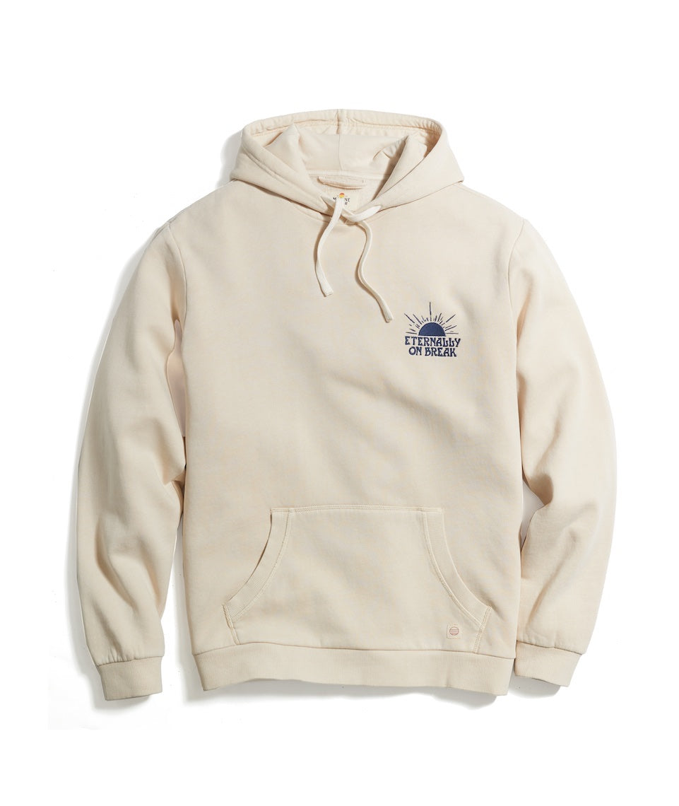 Garment Dye Graphic Hoodie in Sand – Marine Layer