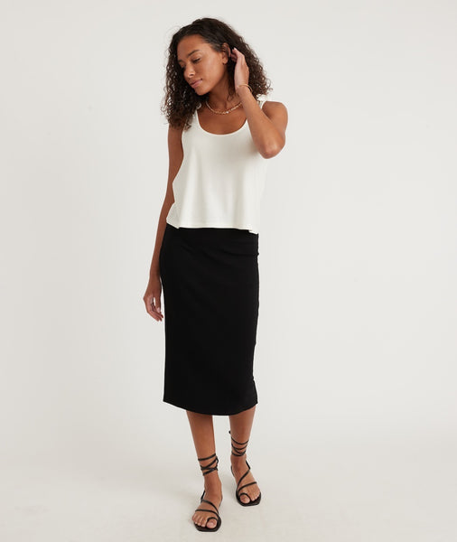 Lexi Rib Midi Skirt – Marine Layer
