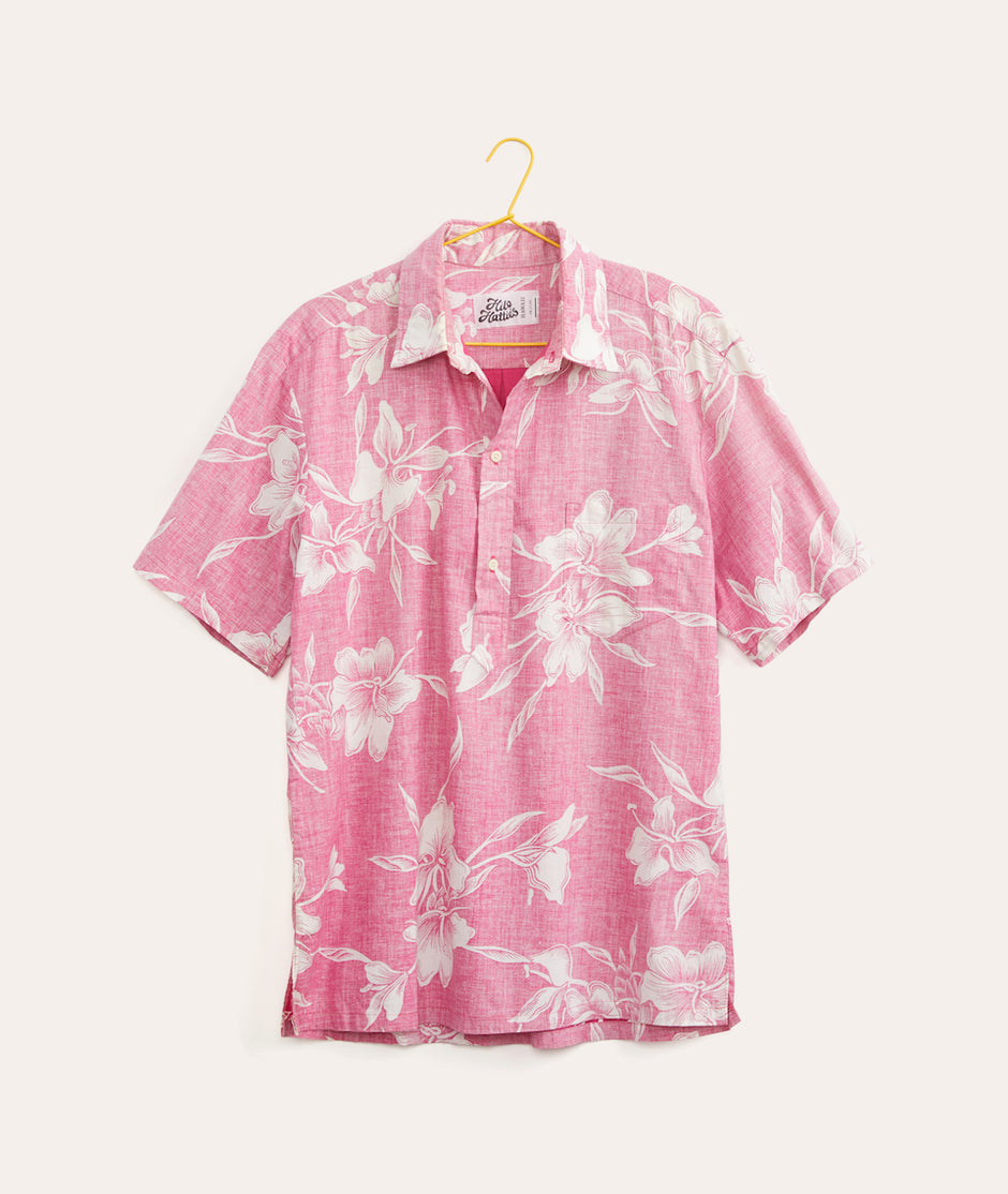 The Carlsbad Hibiscus Cotton Pull-over