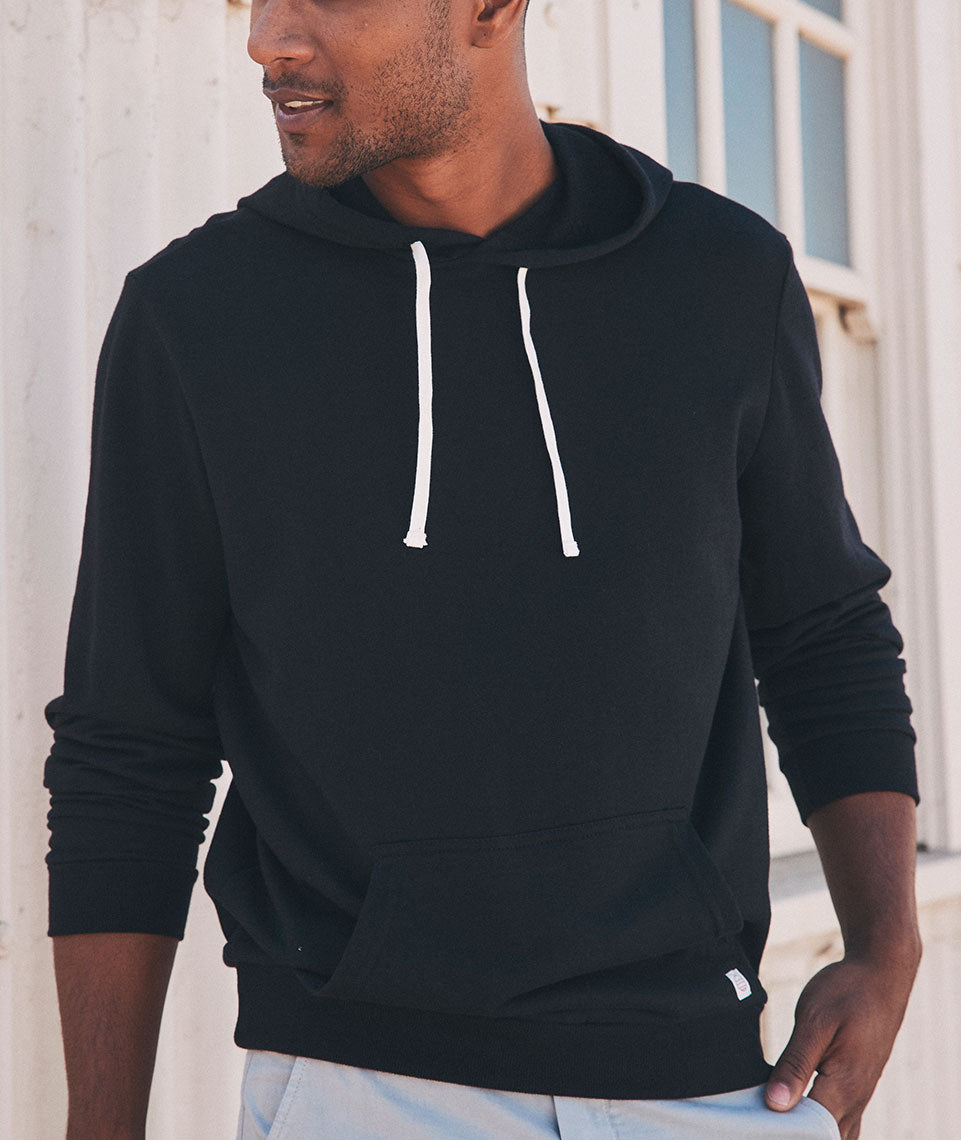 Men's Sunset Pullover Hoodie in Black – Marine Layer