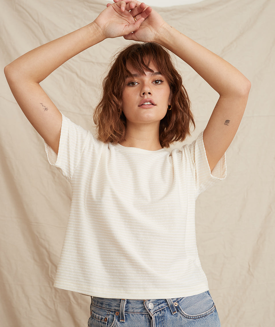 Lydia Top in Off White – Marine Layer