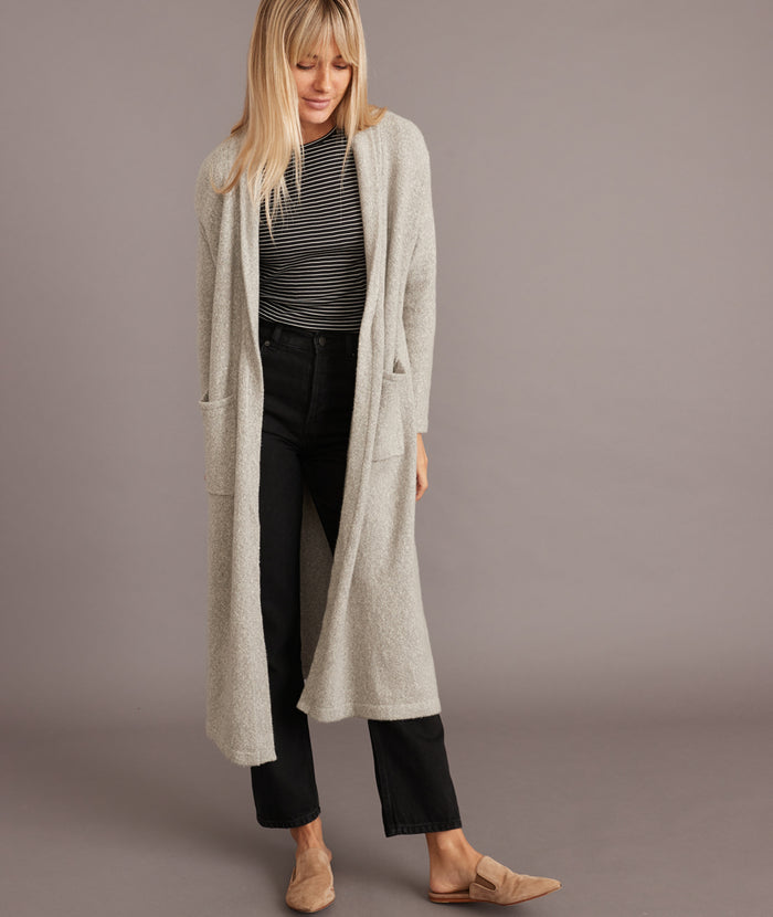 Quinn Duster Cardigan in Frost Grey – Marine Layer