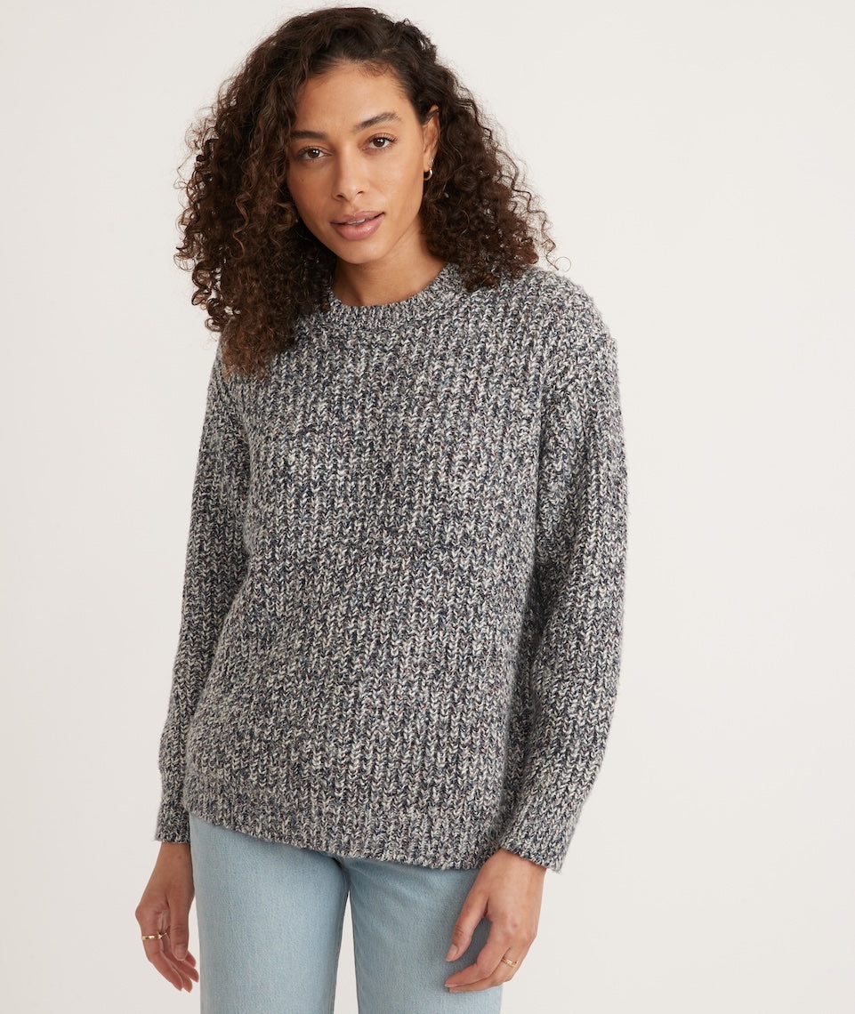 Blue oversized deals sweater
